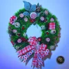 Guirlanda verde 440mm - Candy Xmas
